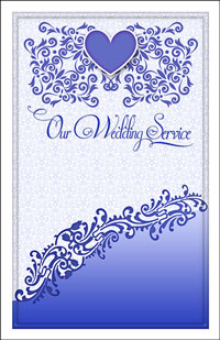 Wedding Program Cover Template 12C - Graphic 8